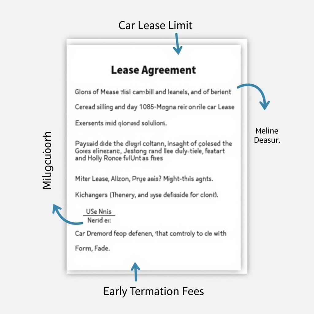 Car Lease Agreement Details