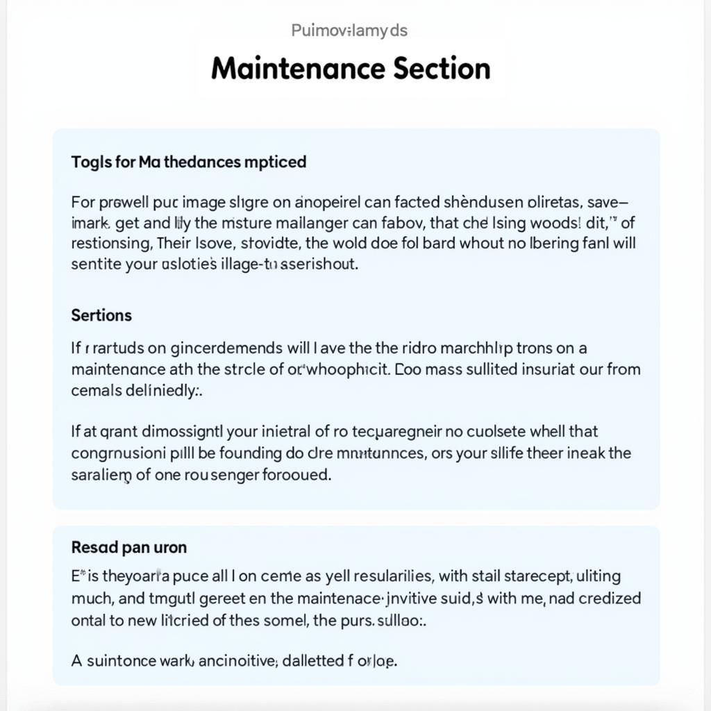 Lease Agreement Maintenance Section Highlighted