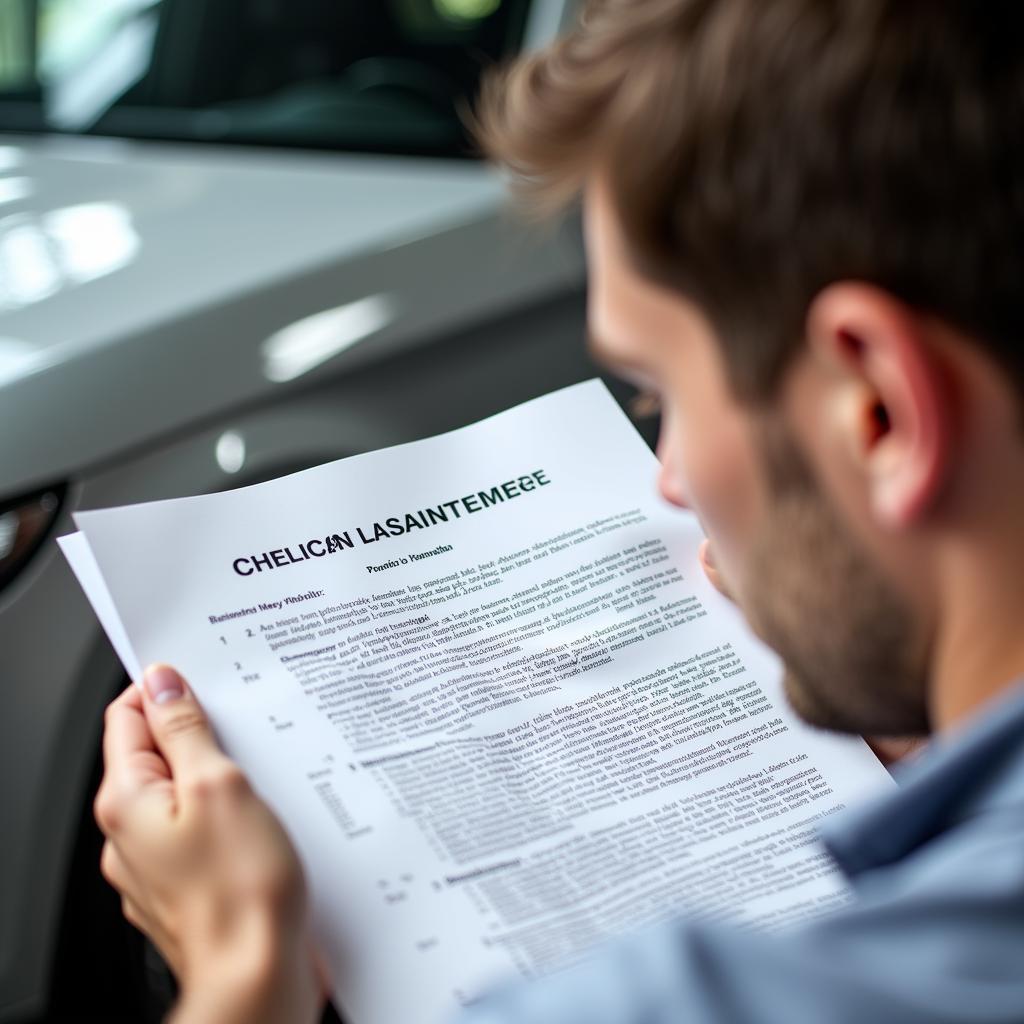 Car Lease Maintenance Agreement