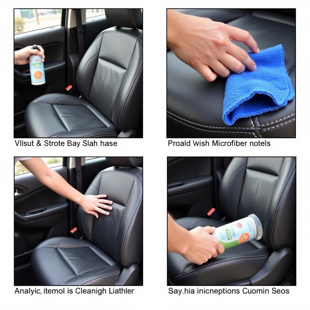 Cleaning Leather Car Seat with Specialized Products