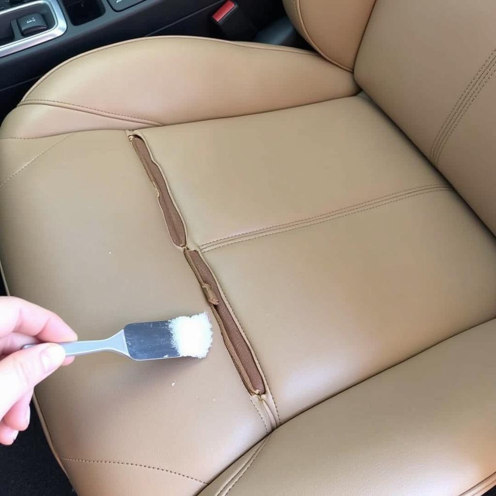 Leather Car Seat Tear Repair