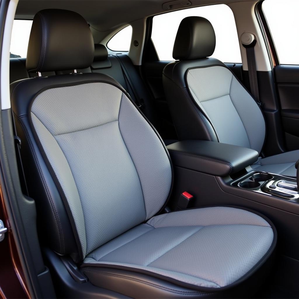 Leather Car Seats with Protective Covers