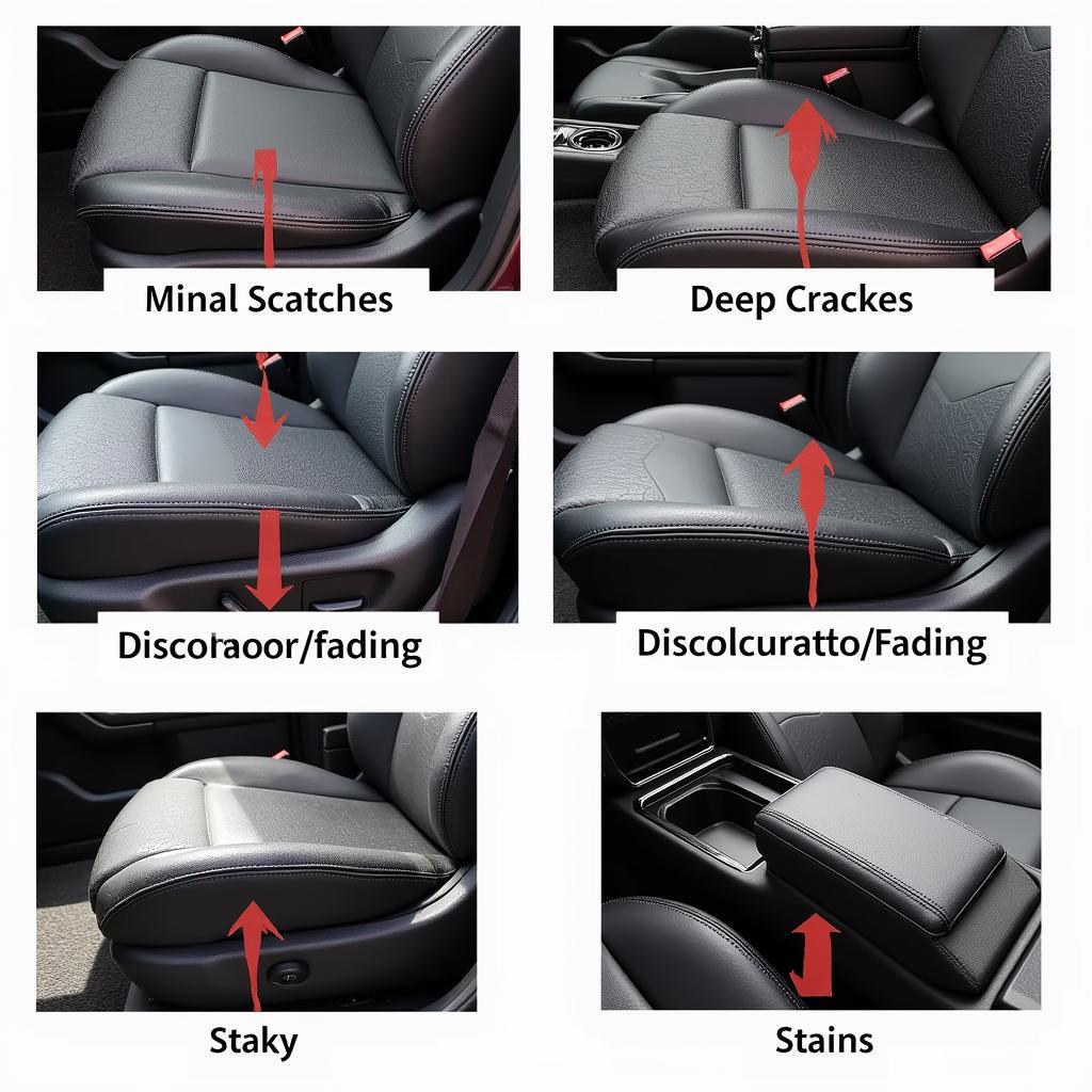 Identifying Damage on Leather Car Console