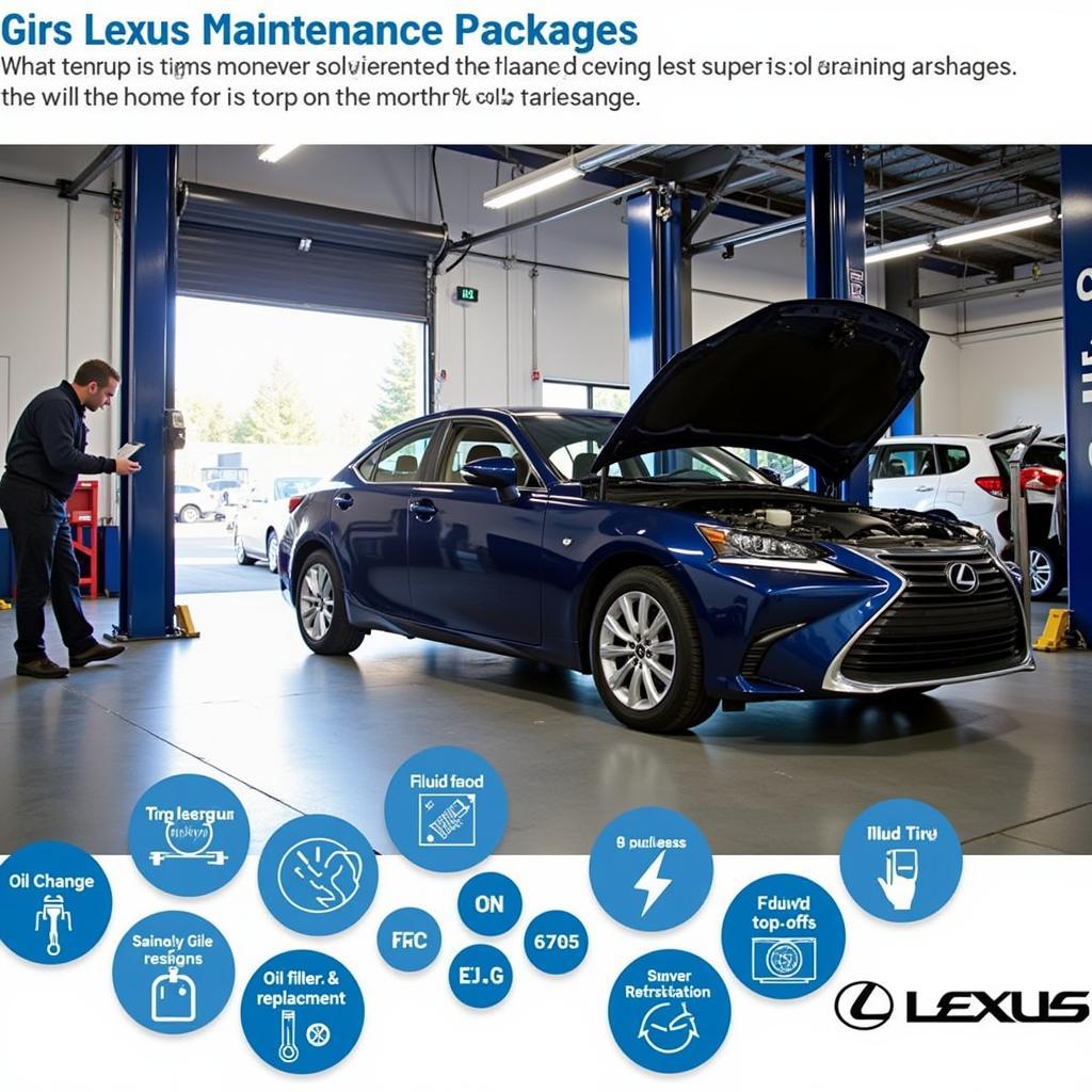 Lexus Covered Services under Maintenance Packages