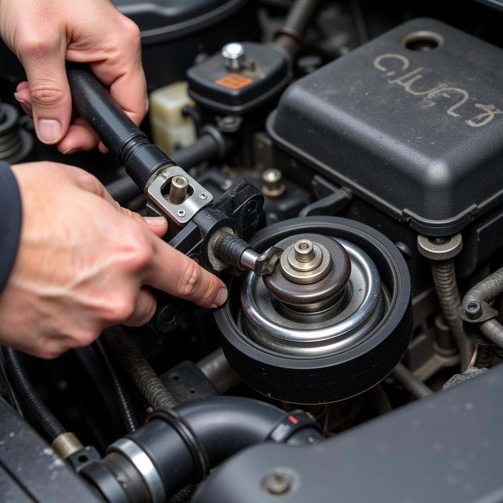 Lincoln Town Car Alternator Belt Inspection