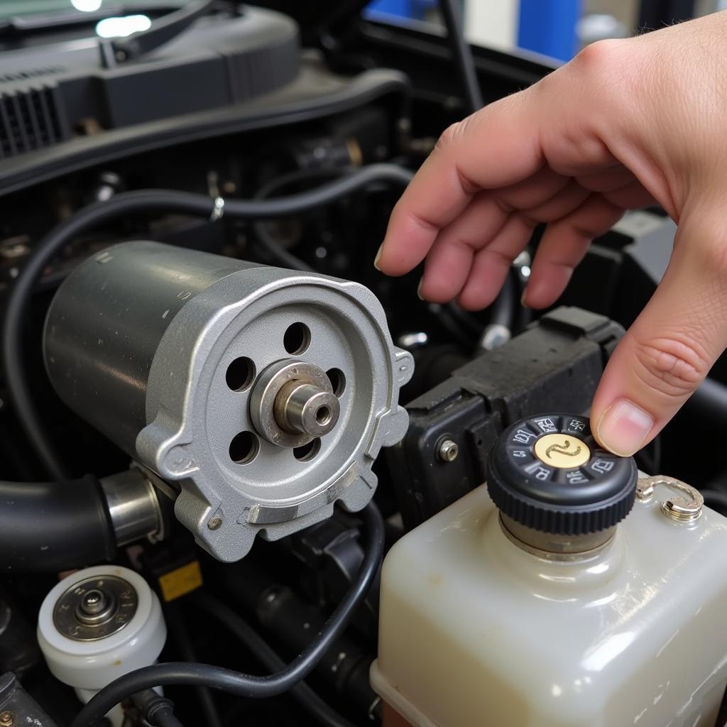 Inspecting the Lincoln Town Car Wiper Motor