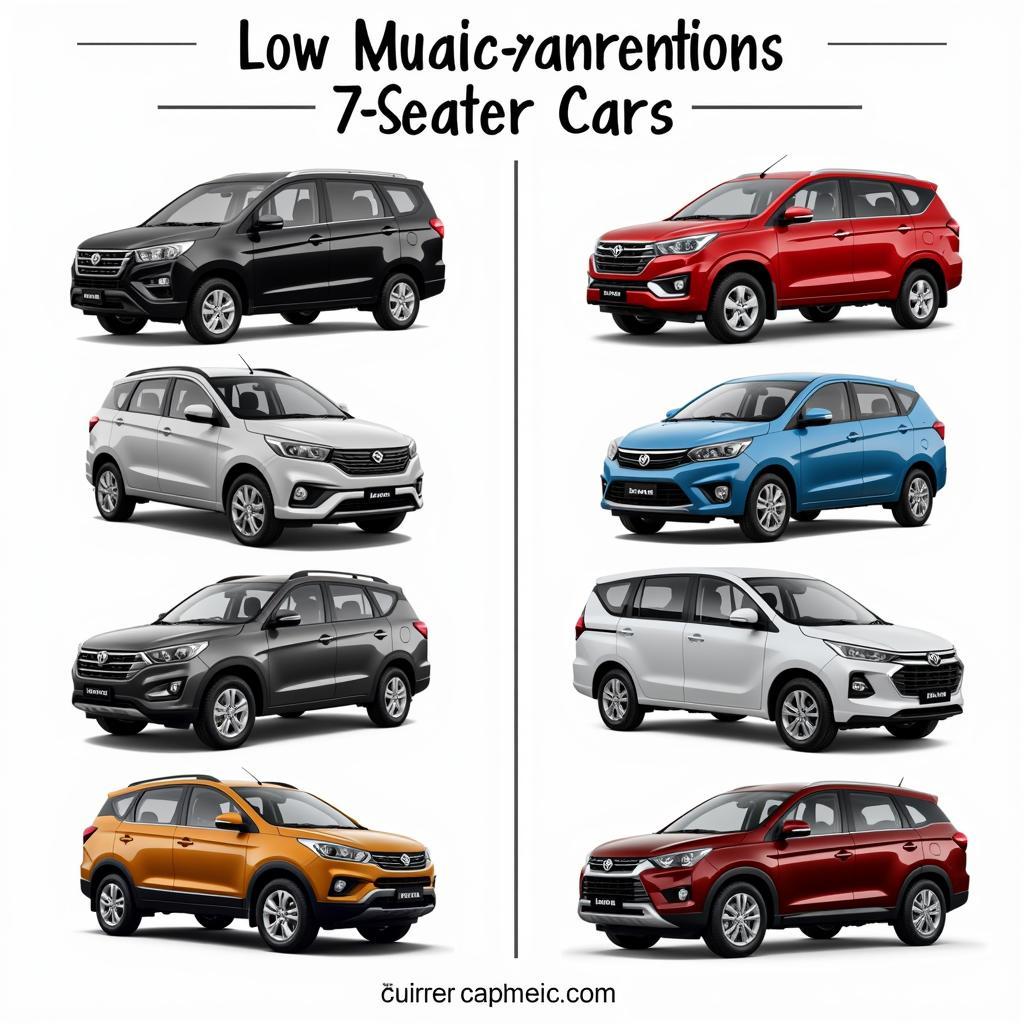 Low Maintenance 7 Seater Cars in India