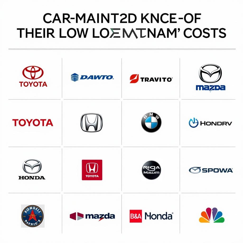 Car Brands with Low Maintenance Costs