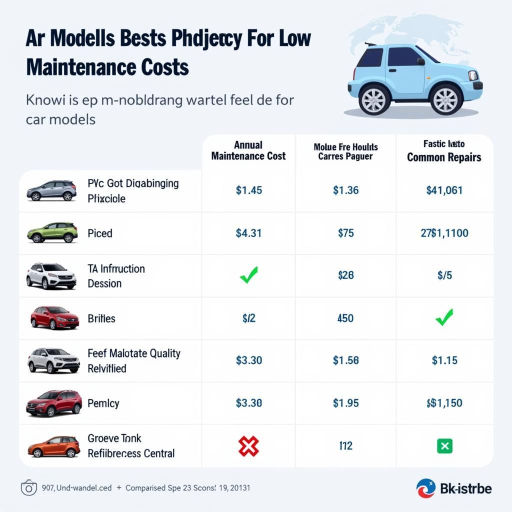 Comparing Low Maintenance Cars