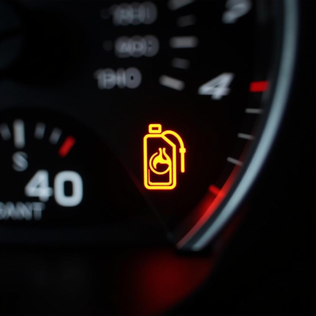 Low Oil Pressure Warning Light