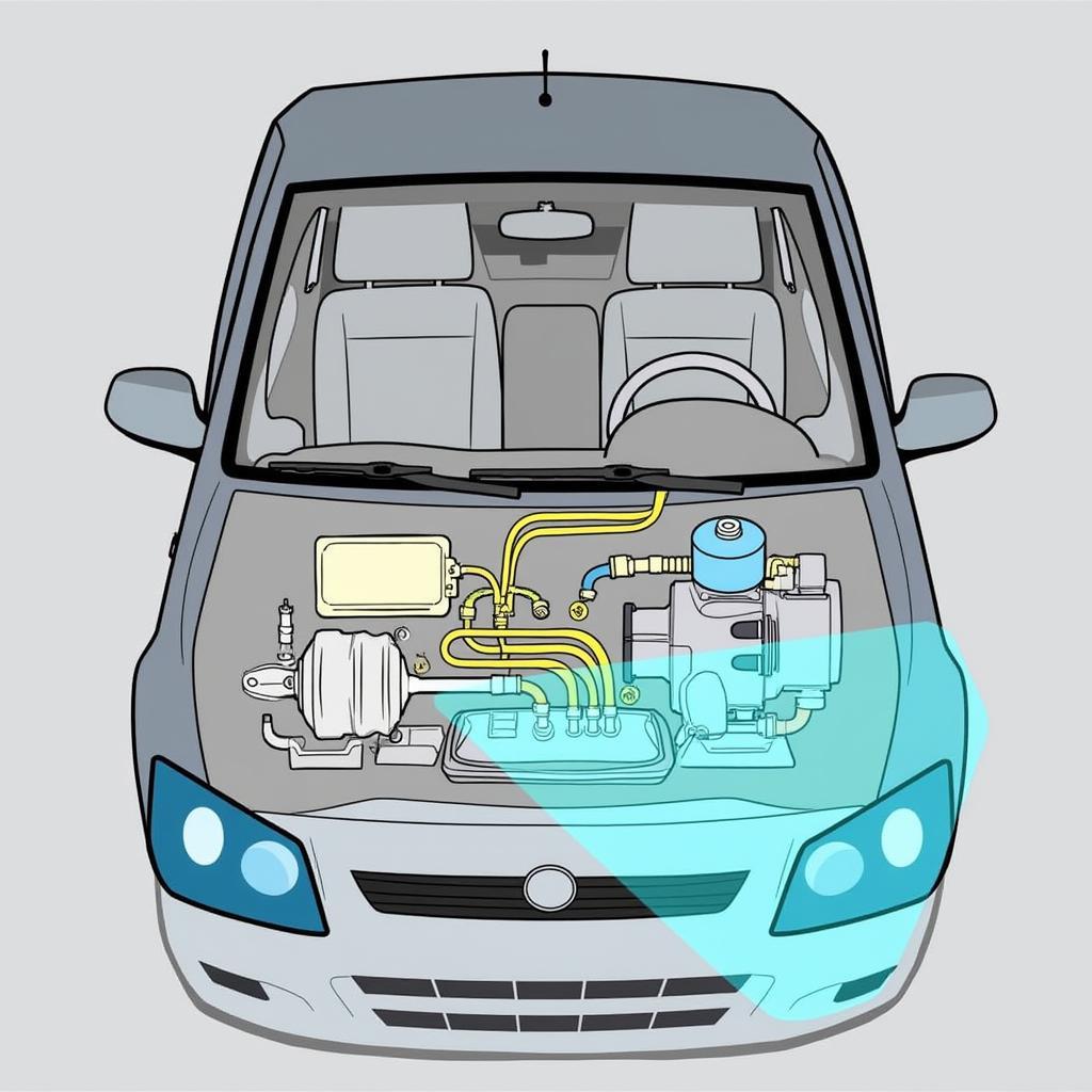 Car AC System with Low Refrigerant