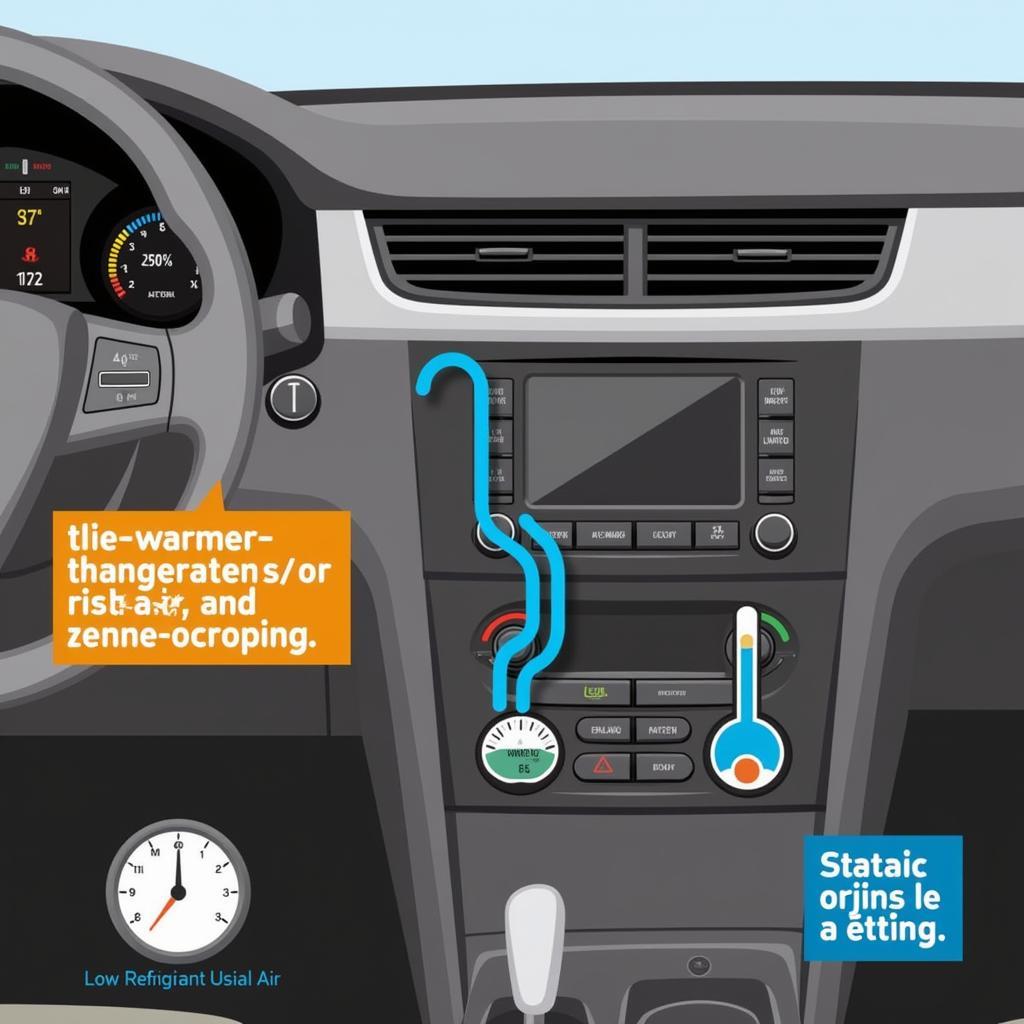 Car AC Low Refrigerant Symptoms