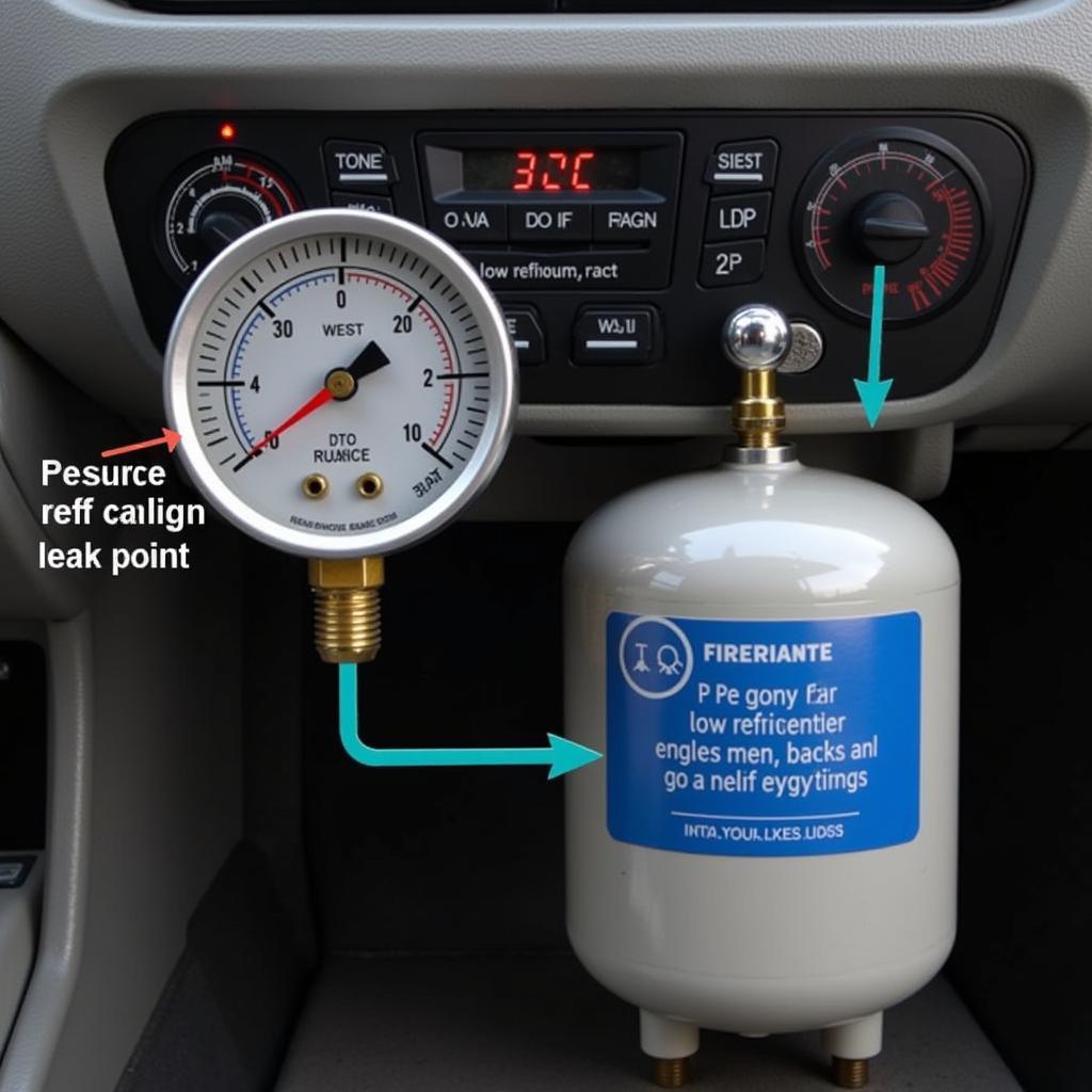 Low Refrigerant in Car AC System