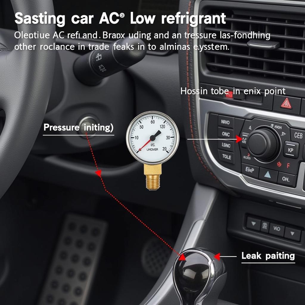 Low Refrigerant in Car AC System