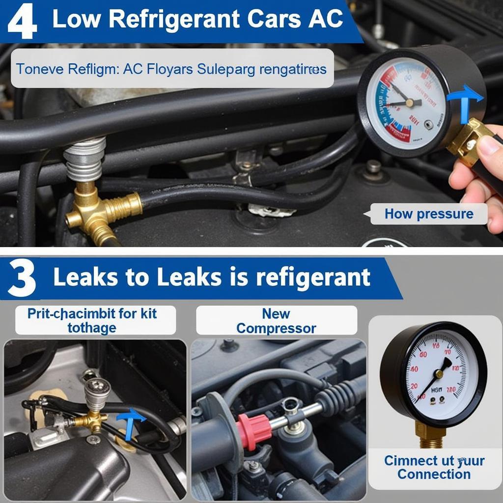 Low Refrigerant in Car AC System