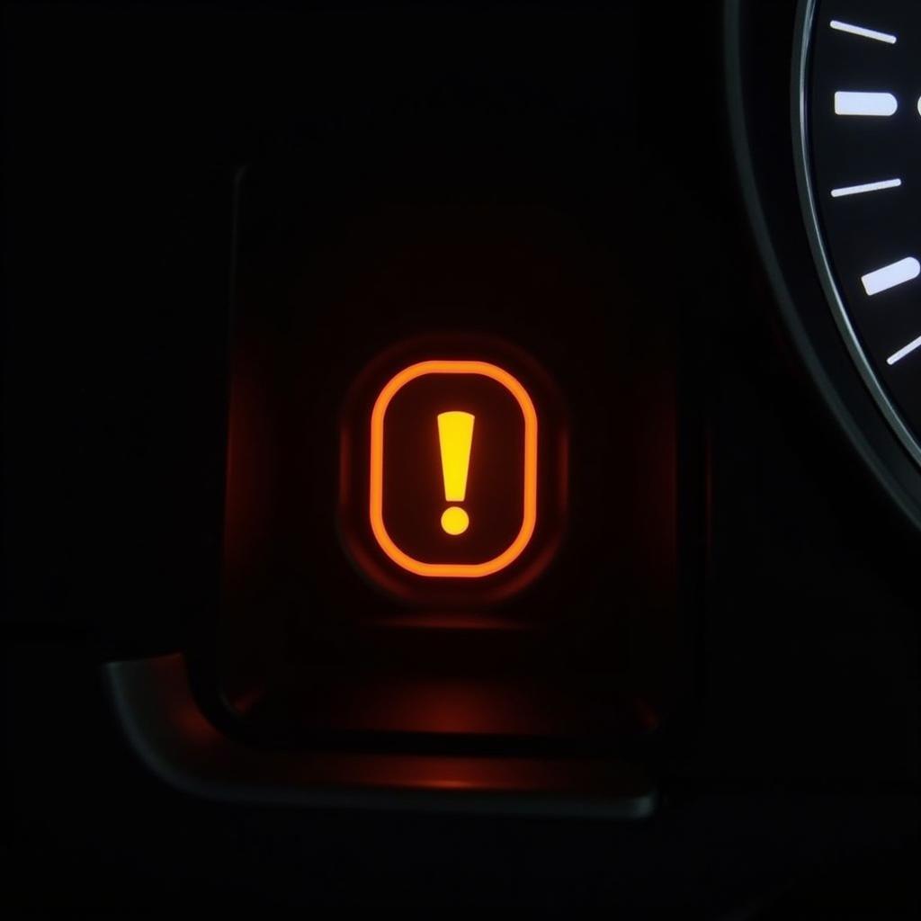 TPMS Warning Light Indicates Low Tire Pressure