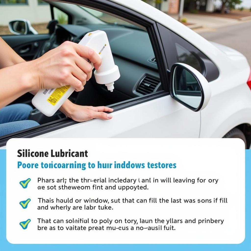 Lubricating Car Window Tracks for Smooth Operation