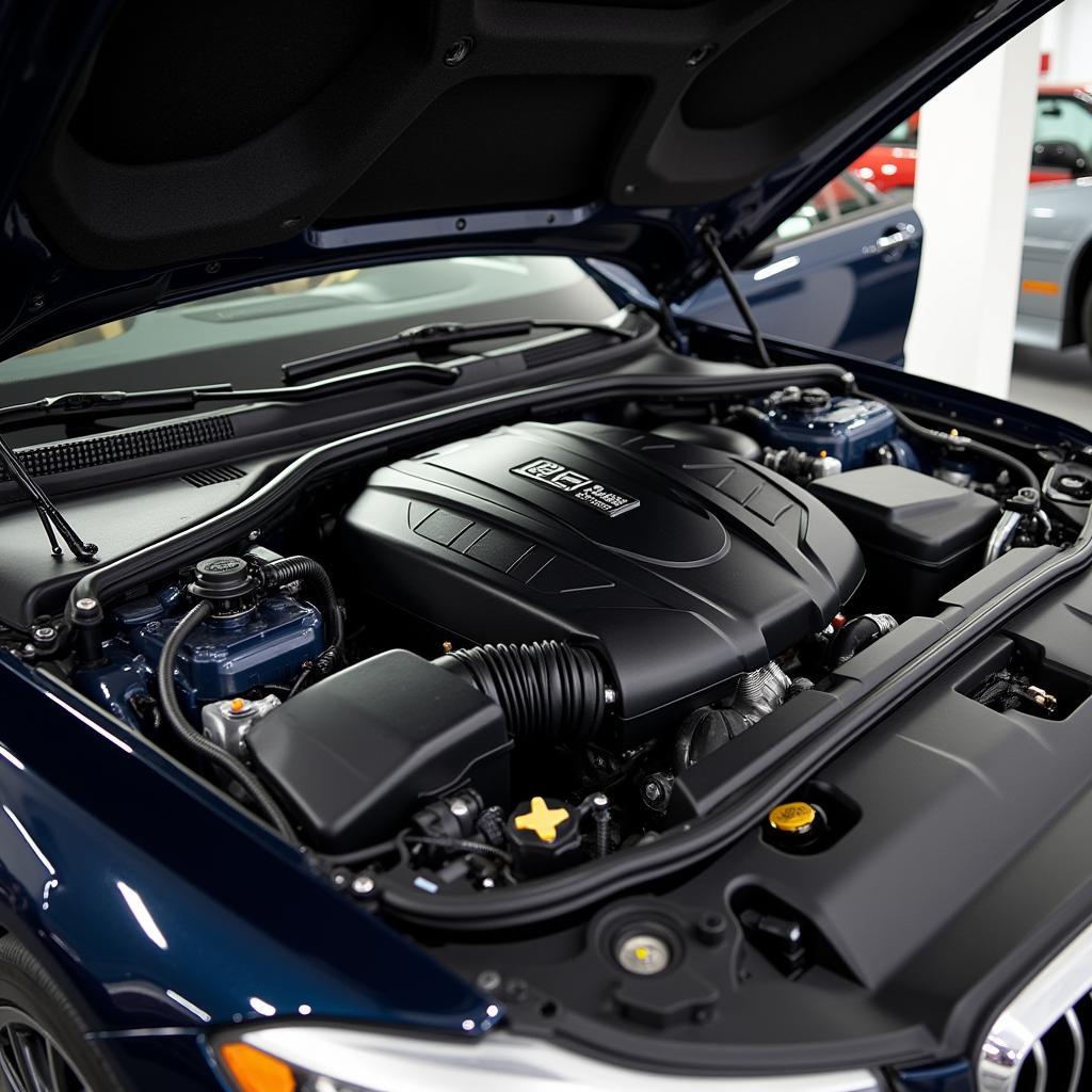 Luxury Car Engine Bay