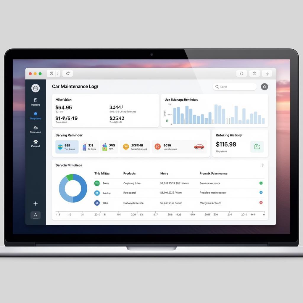 Mac Car Maintenance Log Dashboard