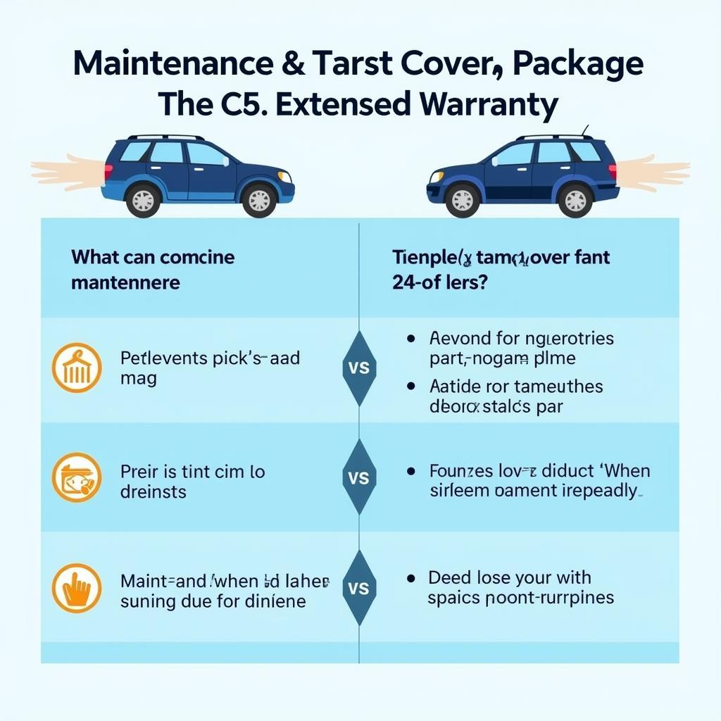 Car Maintenance Cover Package vs. Extended Warranty: Key Differences