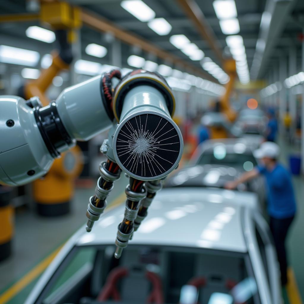 Malfunctioning Sensor on a Car Manufacturing Robot