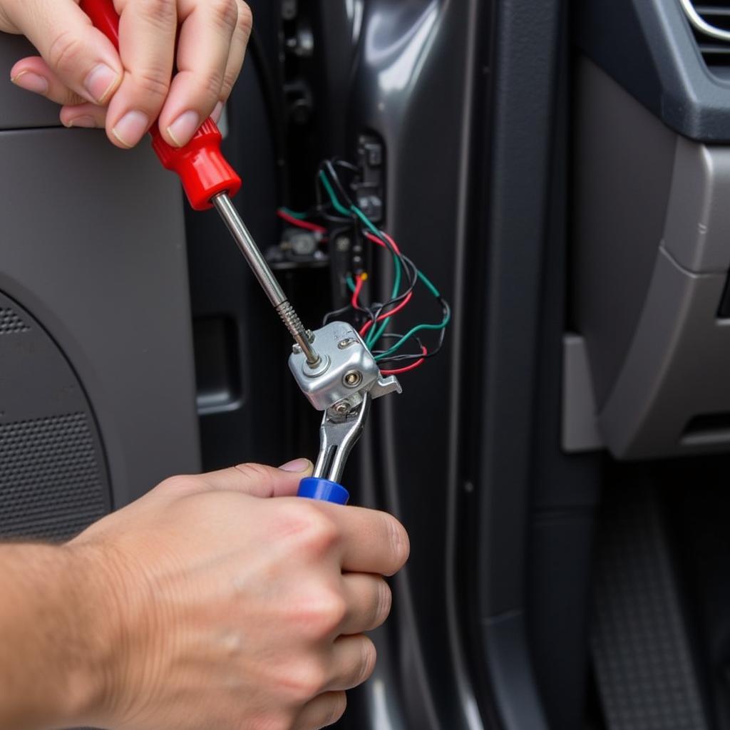 Repairing a Manual Car Window Regulator