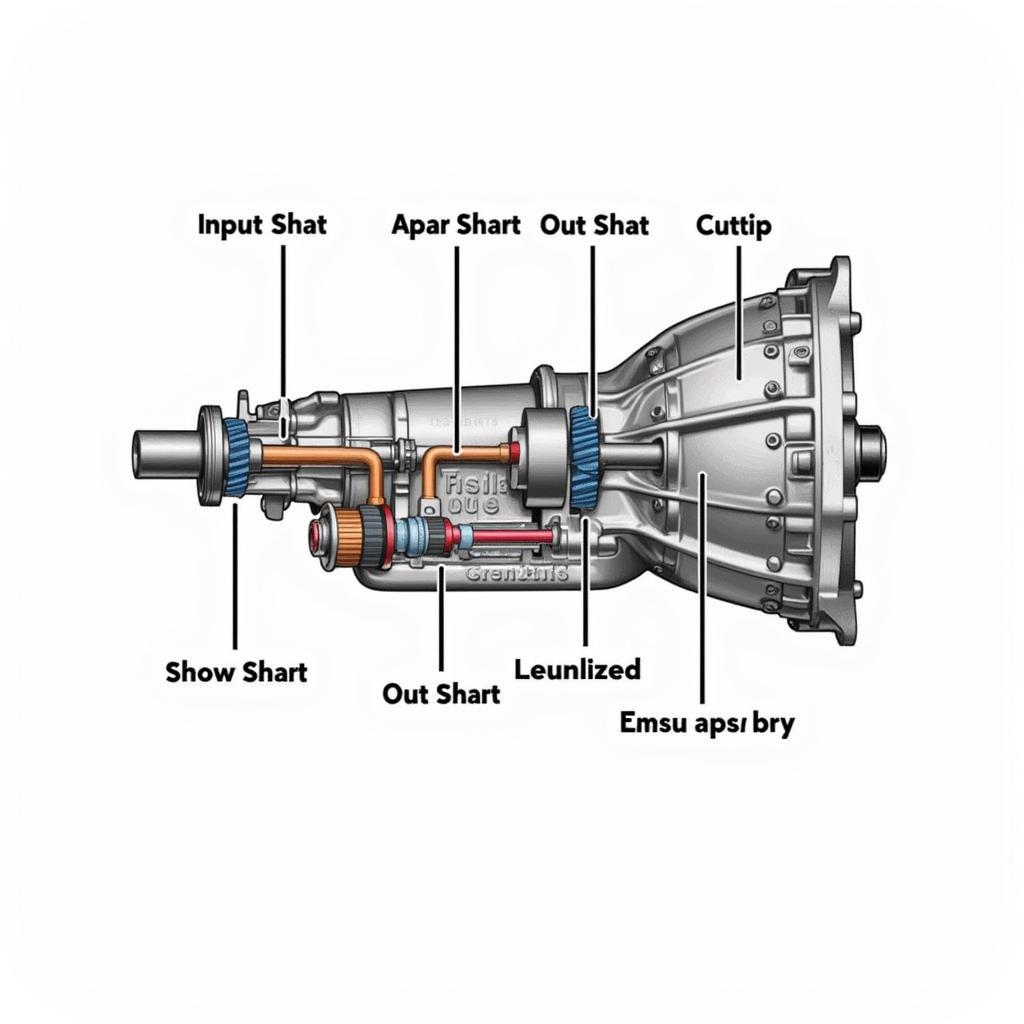 Manual Transmission Components Diagram