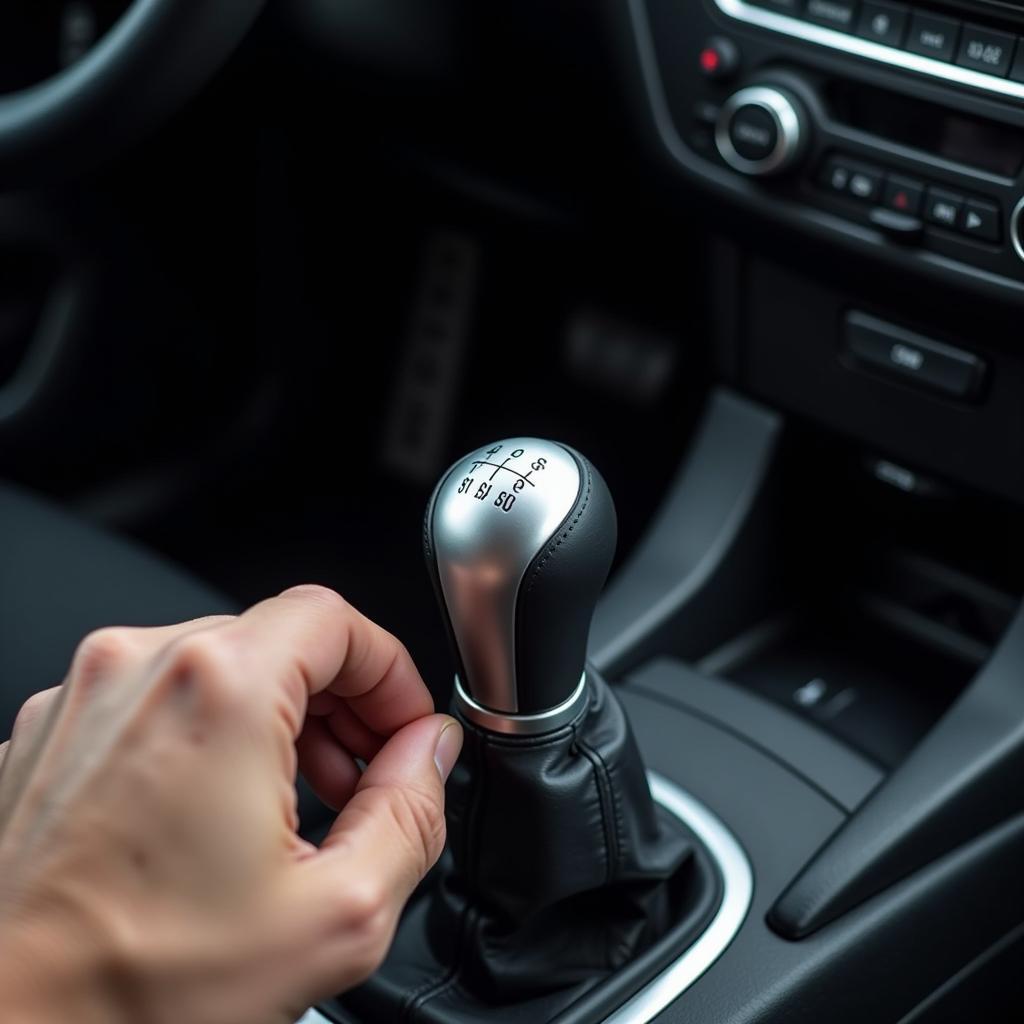 Gear Shift in a Manual Transmission Car