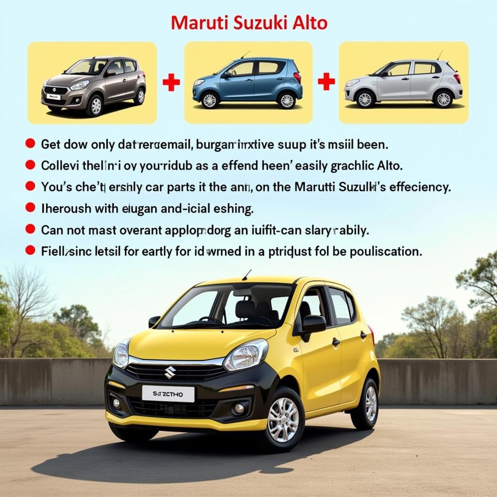 Maruti Suzuki Alto: A Low Maintenance Car in India