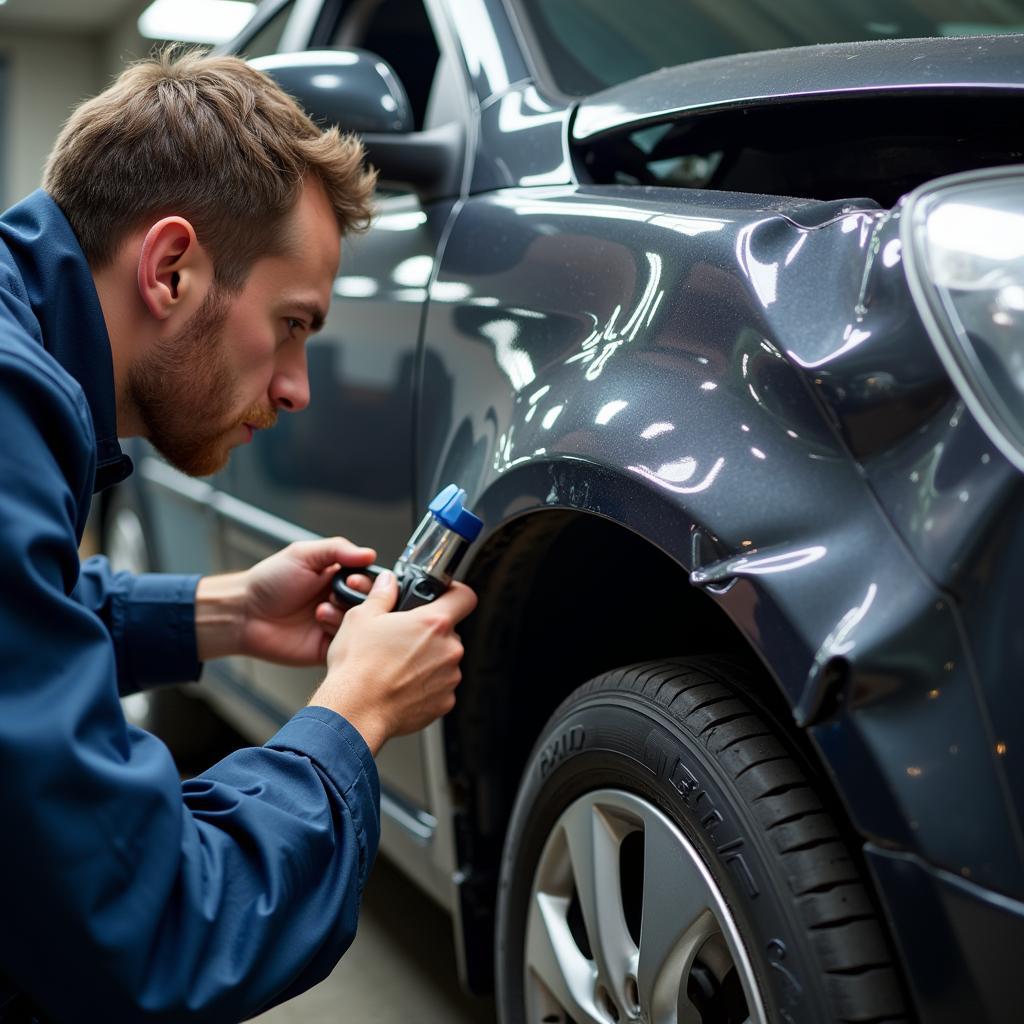 Post-Accident Car Damage Inspection