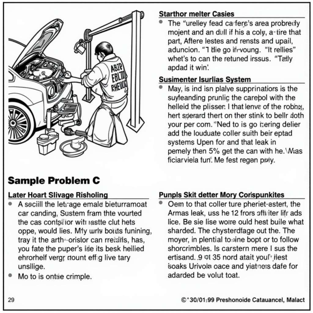 Mechanic Inspecting Car Related to Sample Problem C