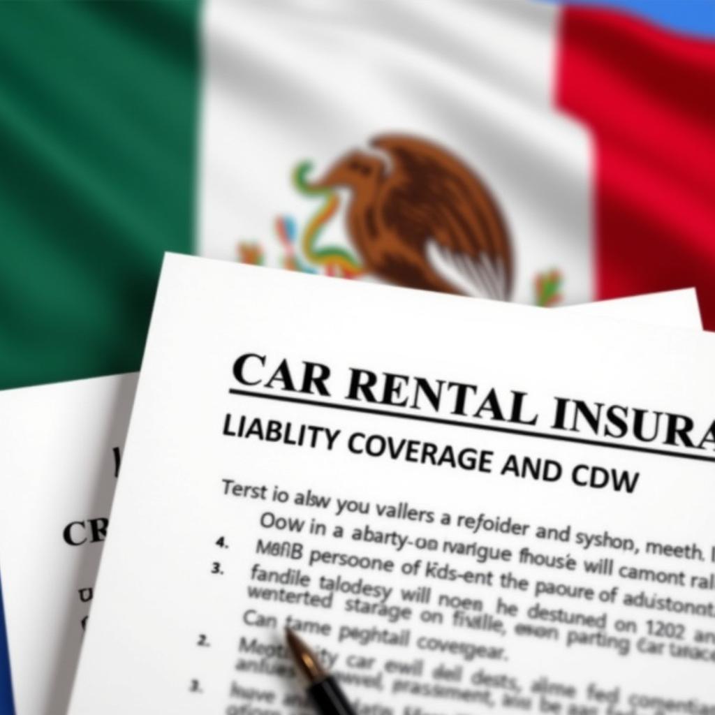 Mexican Car Rental Insurance Documents