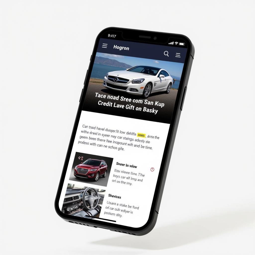 Mobile Responsive Car Maintenance Template