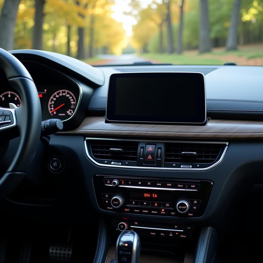 Modern Car AC Controls