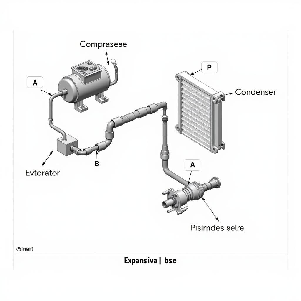 Modern Car AC System Components