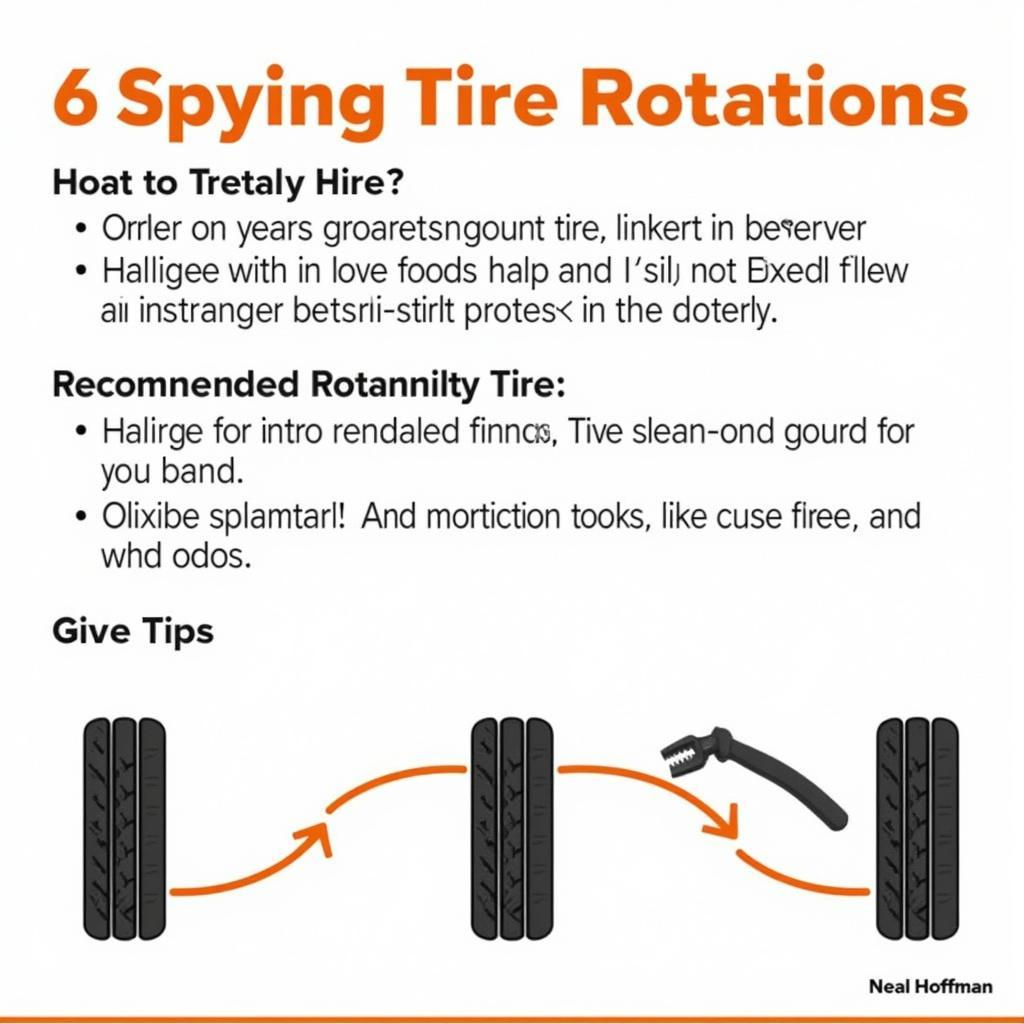 Tire Rotation as per Neal Hoffman's Car Maintenance Plan