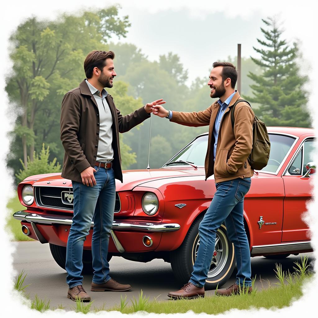 Negotiating the Price of a Classic Car