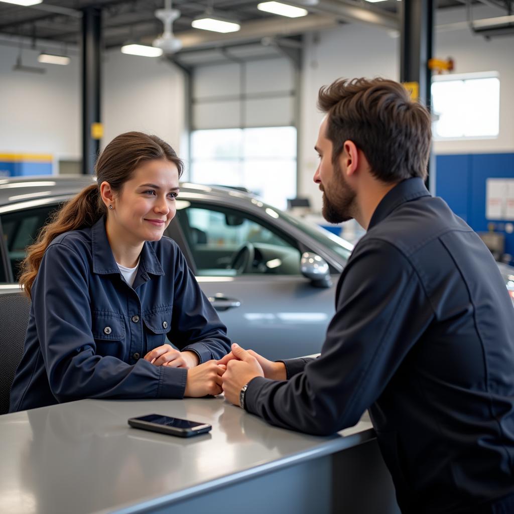 Negotiating with a Mechanic for a Loaner Car