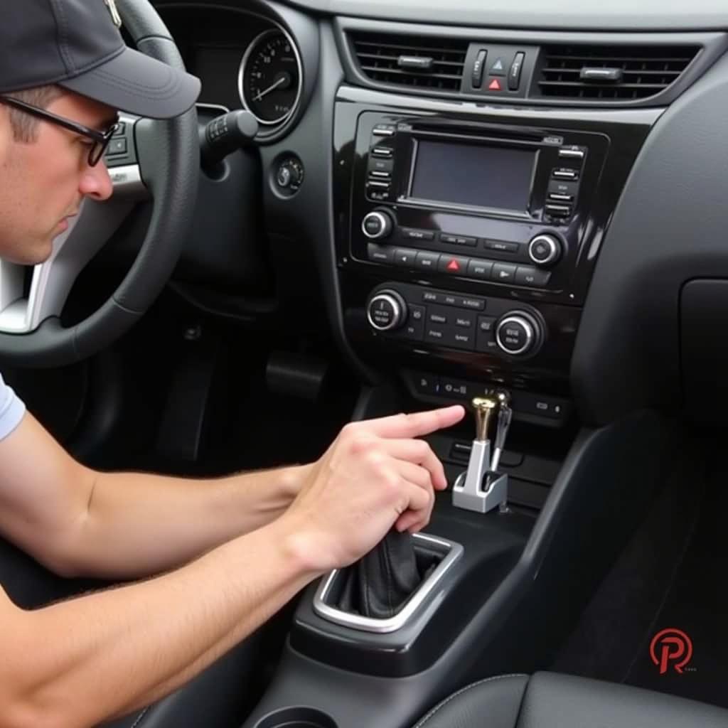 Inspecting the Shift Linkage on a Nissan Rogue