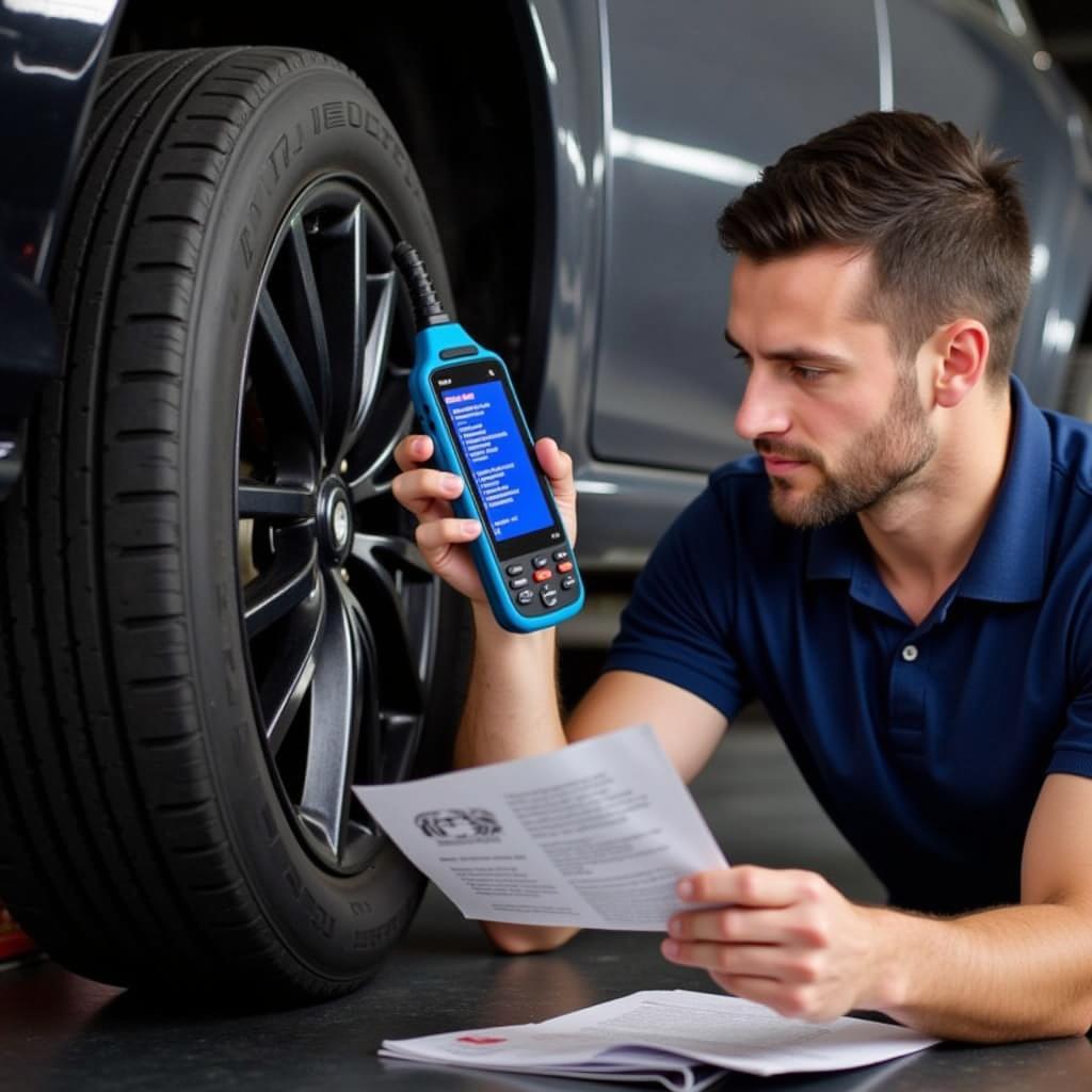 OBD Scanner Diagnosing Car Computer Issues