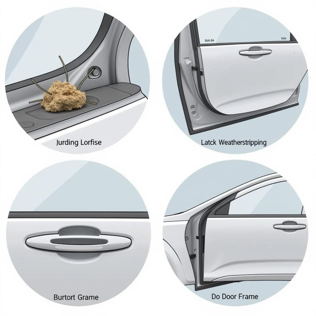 Obstructions Preventing Car Door Latching