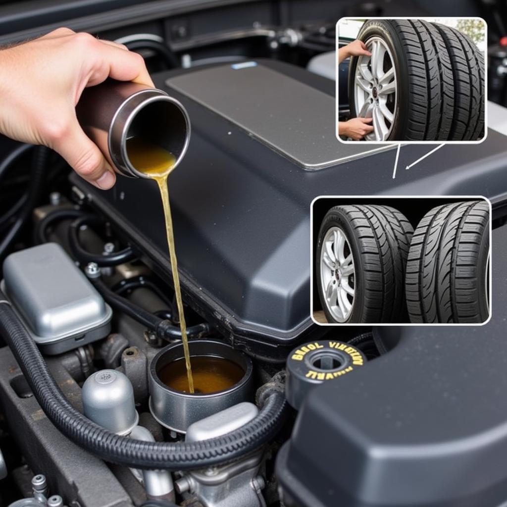 Regular Car Maintenance: Oil Change and Tire Rotation