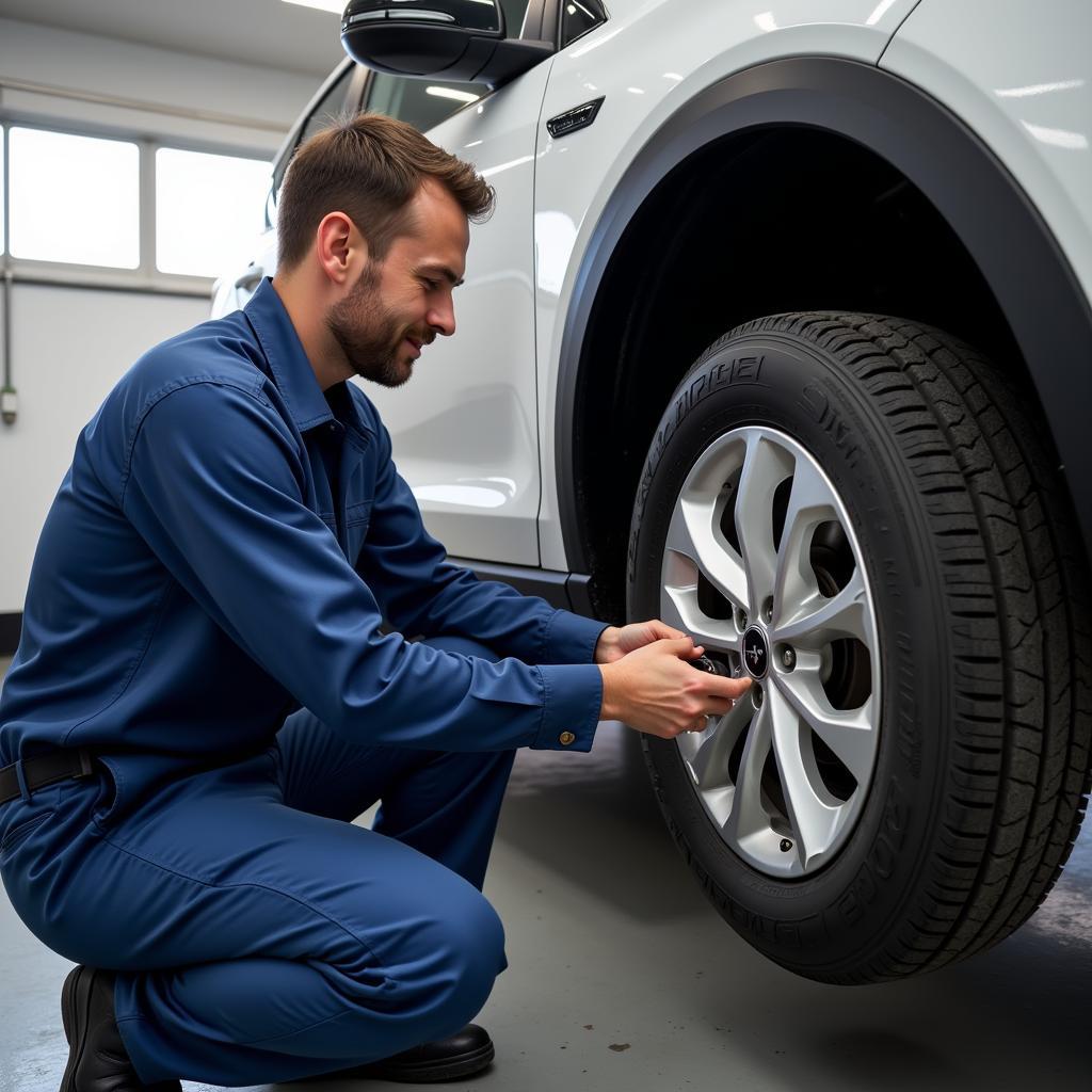 Oil Change and Tire Rotation at 3000 Miles