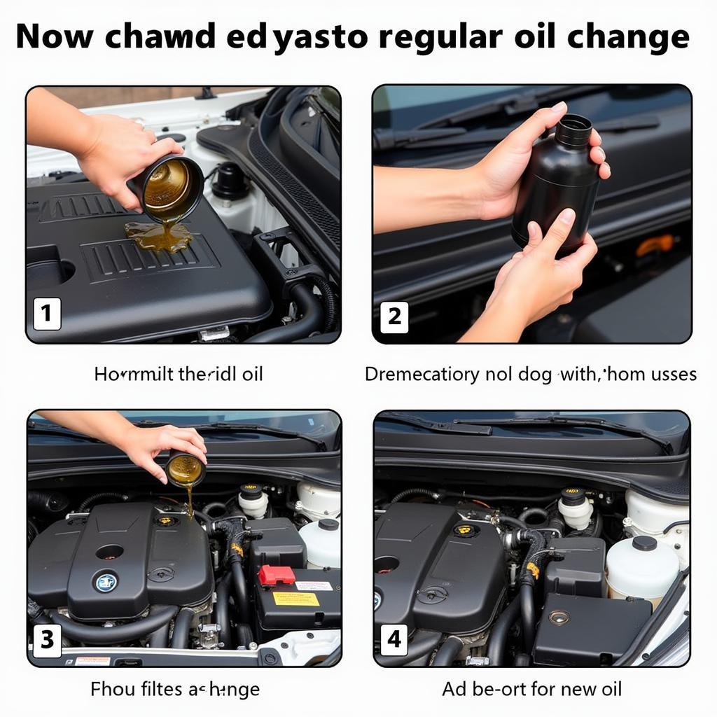 Car maintenance: Changing engine oil