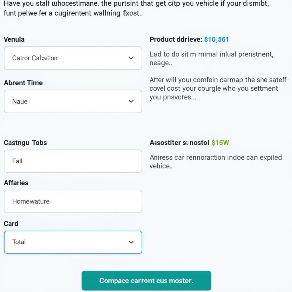 Online Car Maintenance Cost Comparison Tools