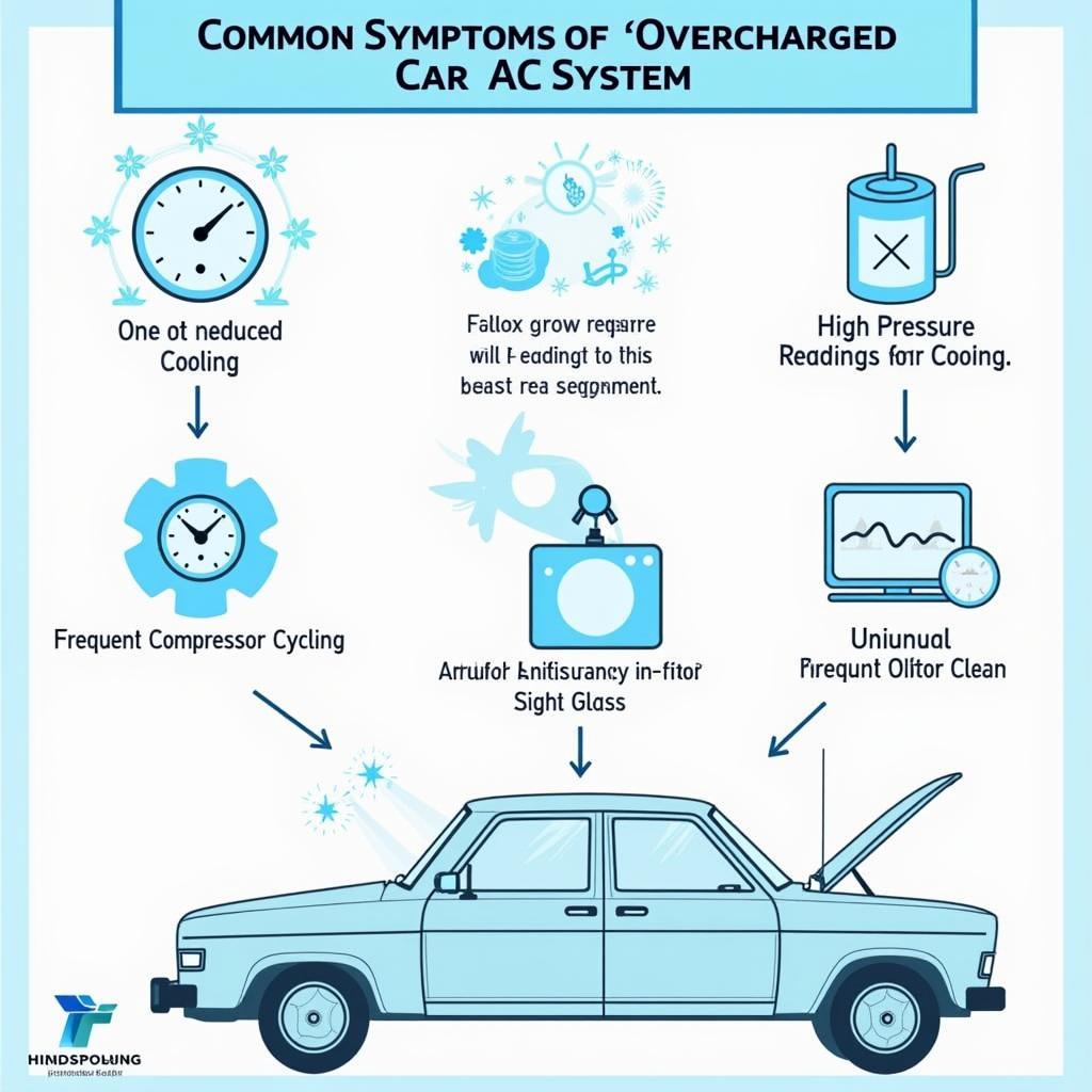 Overcharged Car AC Symptoms