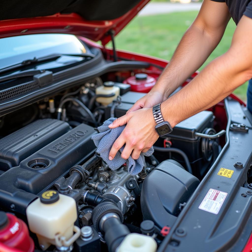 MacGyvering an overheating engine with water