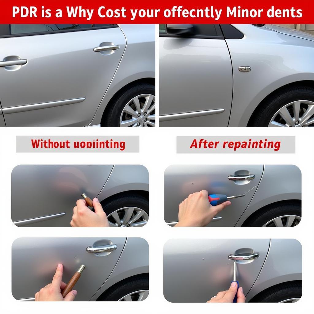 Paintless Dent Repair Process in California