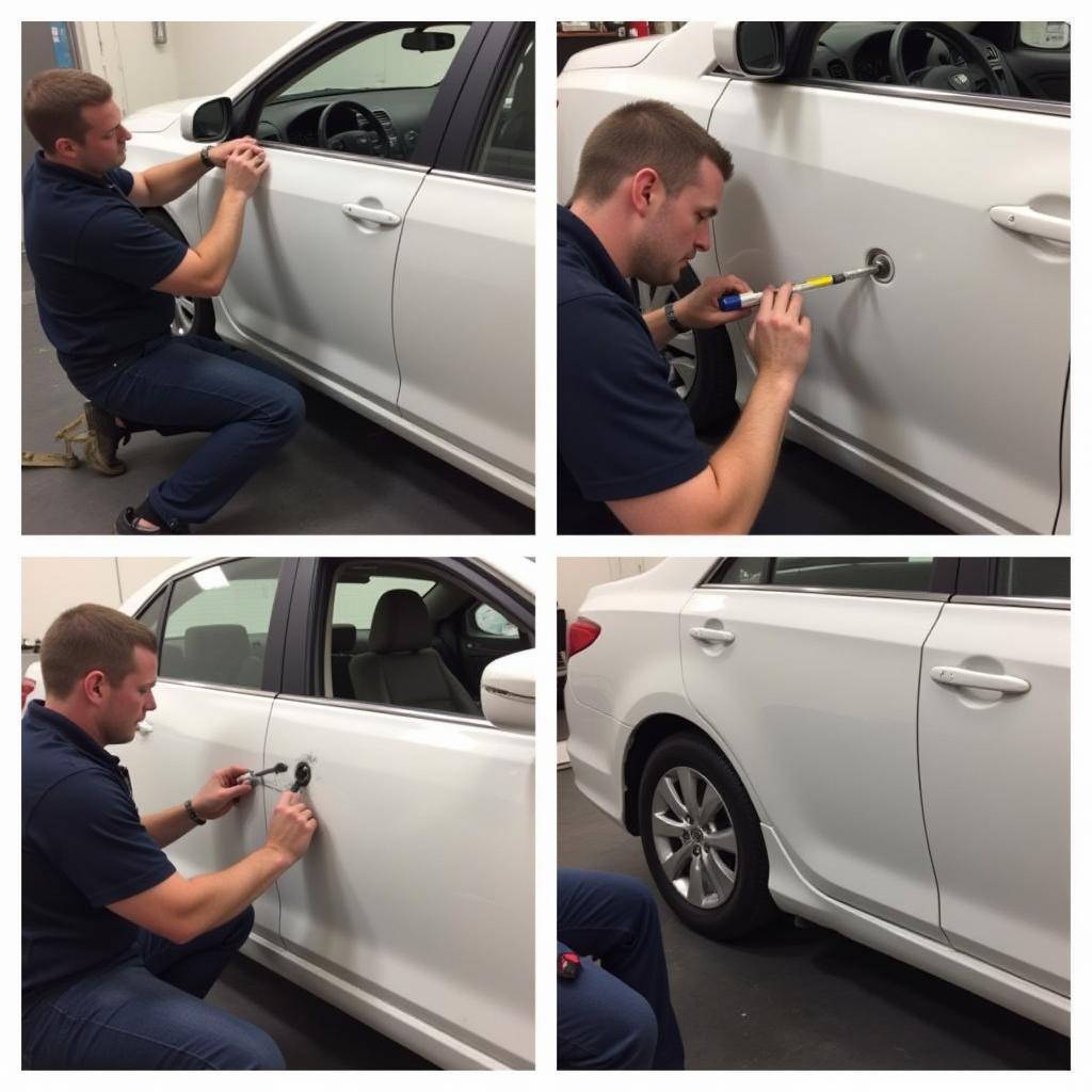 Professional Paintless Dent Repair (PDR) Process