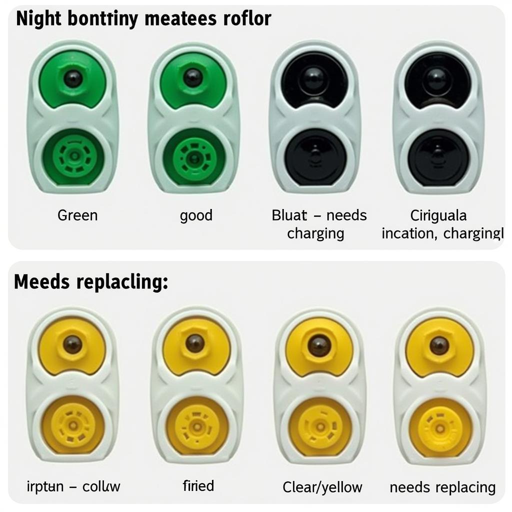 Panasonic Car Battery Indicator Color Chart